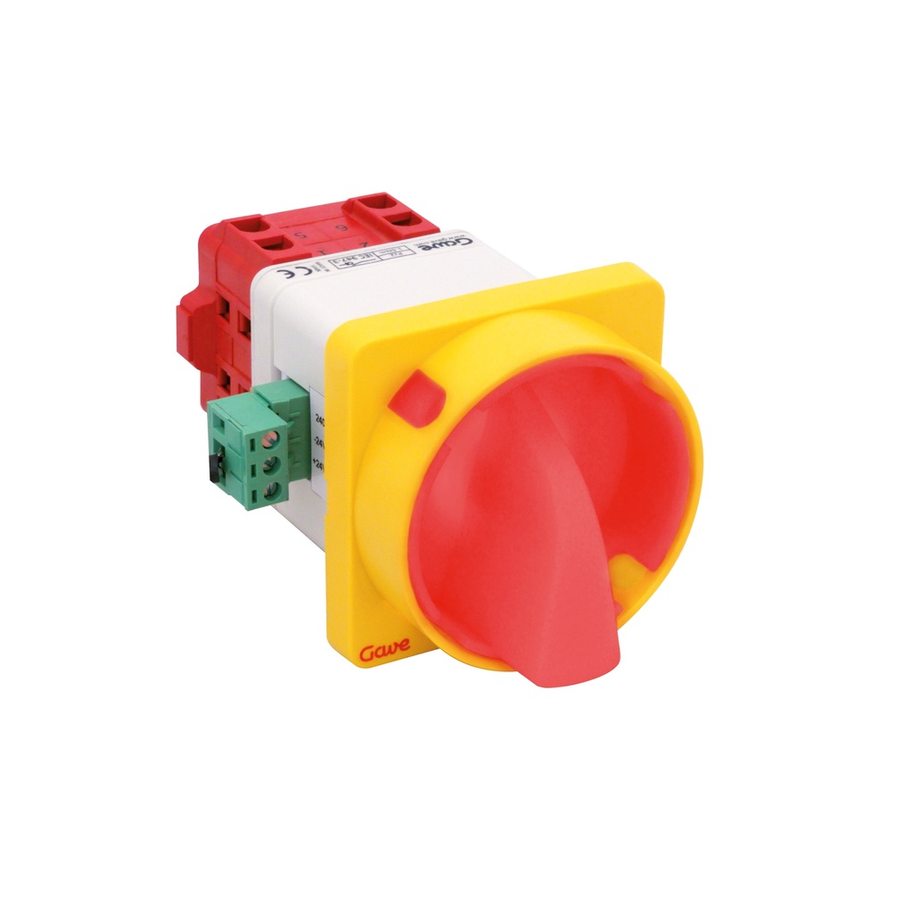 INTERRUPTOR  LUMI. ROJO/VERDE 400V 3P 25A  BLOQ.CAND.