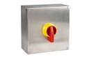 INTERRUPTOR 4P.63A. MANDO IP69K EN CAJA INOX