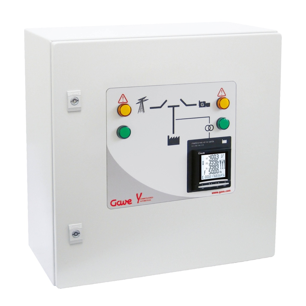 CUADRO CONMUTACION AUTOMATICA 4P 100A CON MEDICION